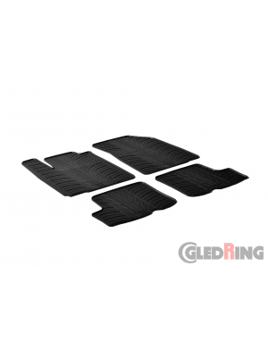 Original Gledring Passform Fußmatten Gummimatten 4 Tlg. - Dacia Sandero I 2008-11.2012